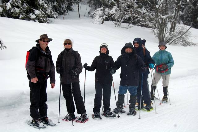 Audacieuse expdition hivernale pour 8 paroissiens et amis de la Garine.